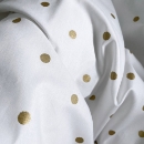 Set lenjerie patut bebe 7 piese Dots albastru (14)